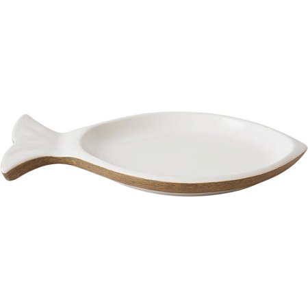 Enfeite para casa formato de peixe.