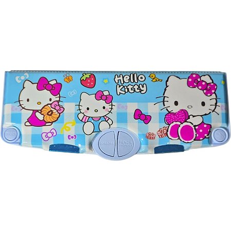 Estojo Hello Kitty.