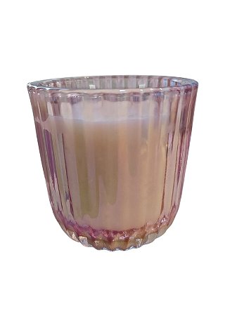 Vela aromática rosa