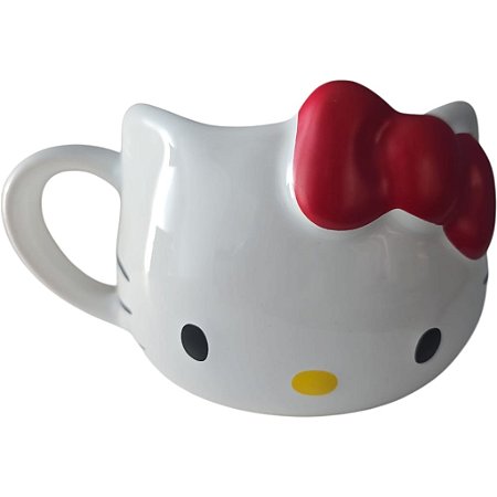 Caneca grande da Hello Kitty.