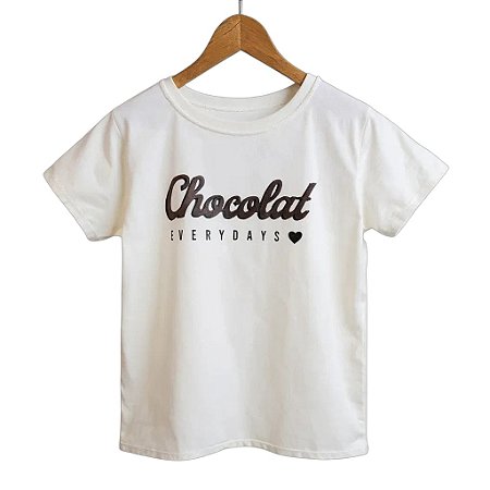 Camiseta chocolate.