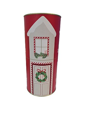 Tubo decorativo de natal.