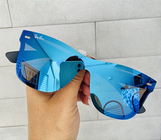 Óculos de Sol Ray-Ban Blaze Wayfarer Espelhado Azul Quadrado Masculino -  Óculos de Sol / Moda e Acessórios - Preço Baixo