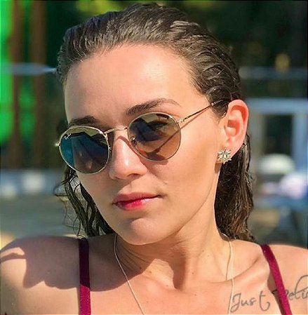 Ray ban round marrom Clearance