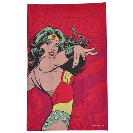 Pano de Prato DC Comics Mulher Maravilha