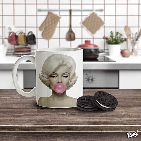 Caneca Retrô Marilyn Monroe