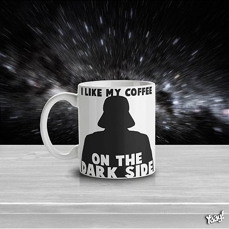 Caneca Geek Side - Dark Side Coffee