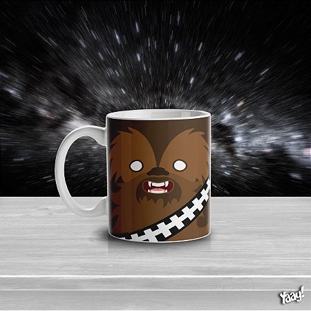 Caneca Geek Side Faces - Chill Bacca