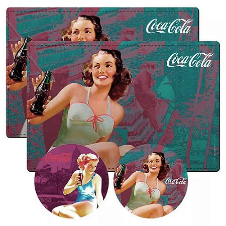 Jogo Americano Coca-Cola Pin-Up Girl