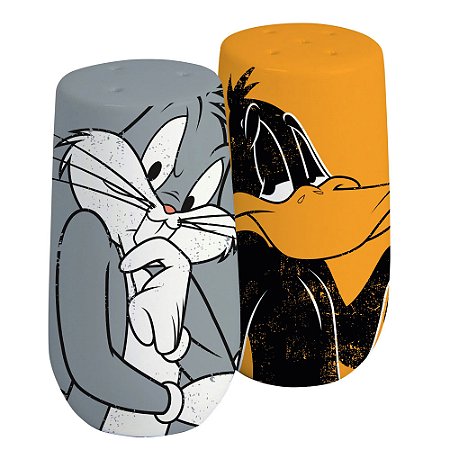 Saleiro e Pimenteiro Looney Tunes Pernalonga e Patolino