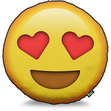 Almofada Emoticon - Emoji Amor