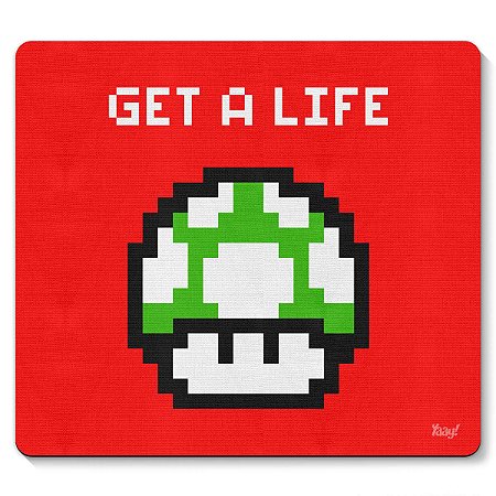 Mouse pad Cogumelo Pixel Get a Life