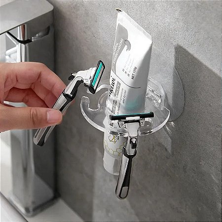 Suporte Multiuso para banheiro Escova de Dentes Cremes