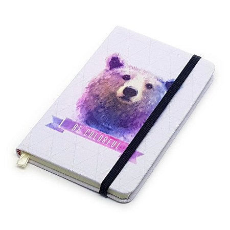 Caderneta de Anotação Be Colorful - urso