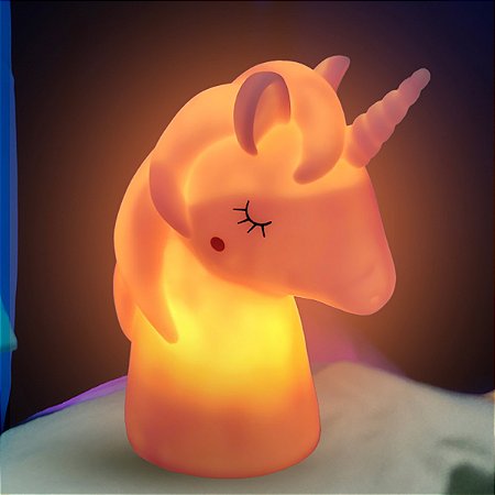 Luminária Unicórnio Abajur LED sem fio