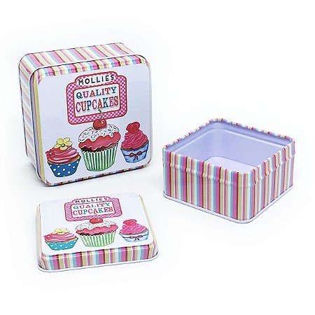 Jogo de latas Quality Cupcakes - 2 unidades