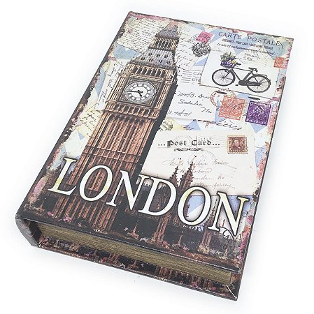 Caixa Livro Decorativa London Big Ben - 25 x 18 cm