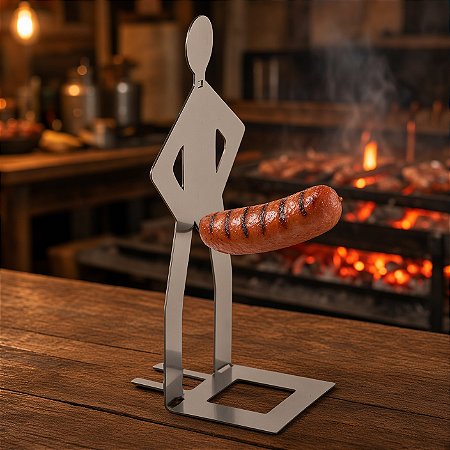 Espeto para Churrasco em Aço Inox para Carnes e Salsichas