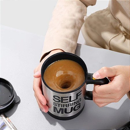 Caneca Self Stirring Mug Mexedor Automático