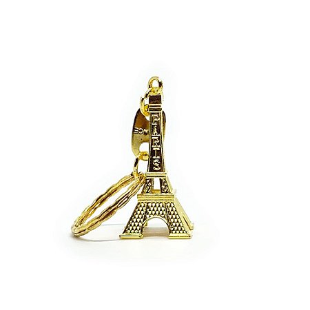 Chaveiro em Metal Torre Eiffel - dourado