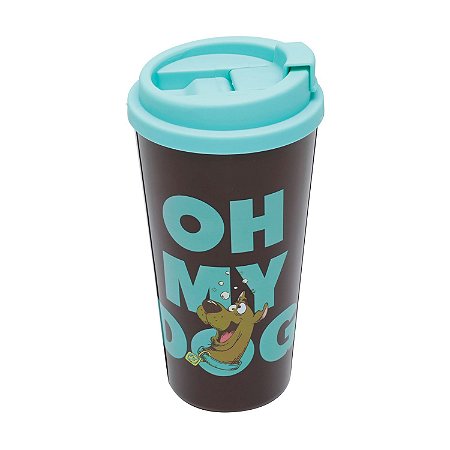 Copo plástico Grab and Go Scooby Doo Oh My Dog - 500ml