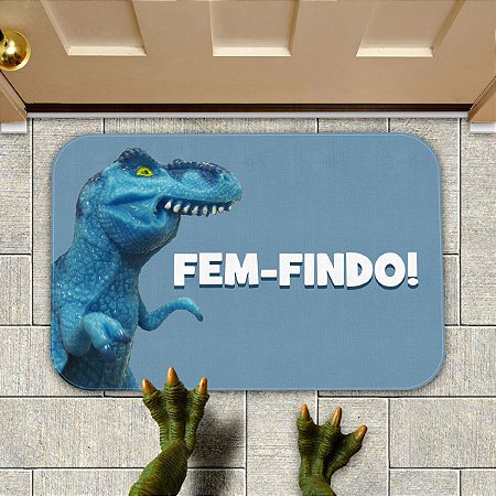 Tapete Decorativo MEME Tiranofauro Rex Fem-Findo