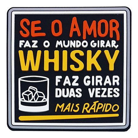 Porta Copo Amor vs Whisky