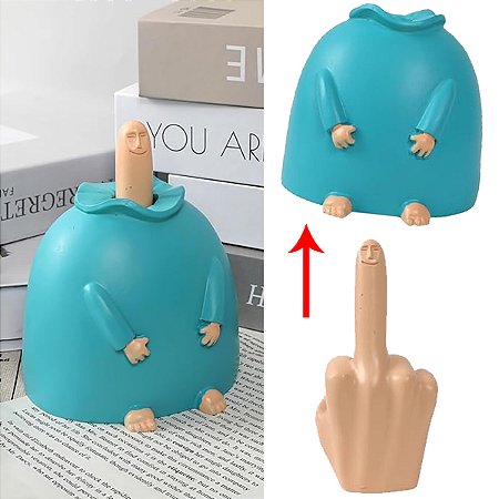 Boneco Rude com Surpresa Dedo do Meio pra Curioso