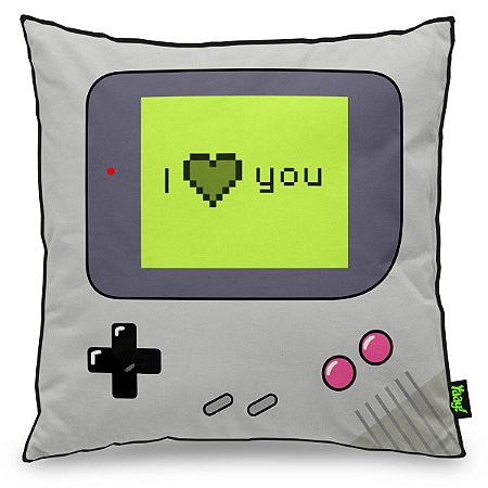 Almofada Gamer Boy - I Love You - Yaay | Presentes Criativos Atacado |  Decoração Criativa Atacado | Produtos Criativos Atacado