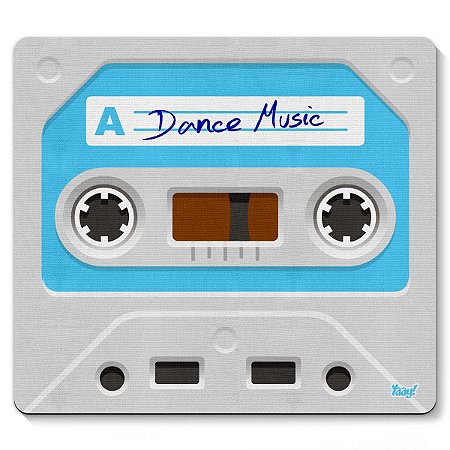 Mouse pad Fita Cassete Dance Music