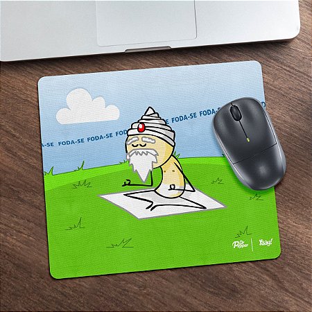 Mouse pad DrPepper - O sábio Sábio Meditando