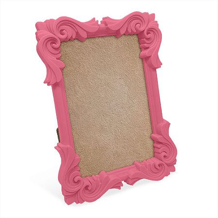 Porta Retrato moldura Flor - rosa claro