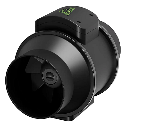 EXAUSTOR AXIAL IN-LINE TURBO - 125MM - 110V - BLACK SERIES - SUN GARDEN