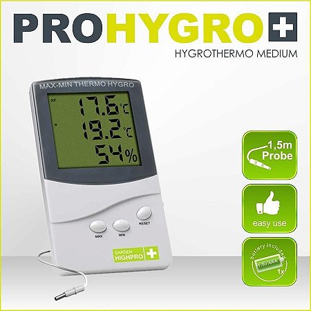 TERMOHIGROMETRO HYGROTHERMO MEDIUM GARDEN HIGHPRO