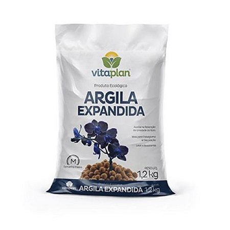 ARGILA EXPANDIDA MÉDIA 1,2 KG VITAPLAN