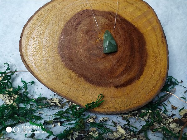 Colar Ponto de Luz de Quartzo Verde - Pedra Rolada - 100PCento  Natural e Verdadeiro - Diversas Pedras!
