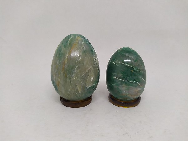 Yoni Ovo (Yoni EGG) de JADE SEM FURO (Jadeita) para Pompoarismo/Cristaloterapia - TAMANHO G