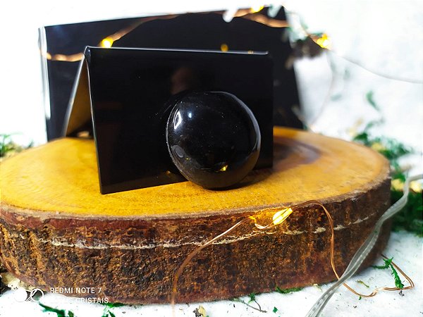 Umbigueiras de Pedra Natural – Grande - Obsidiana