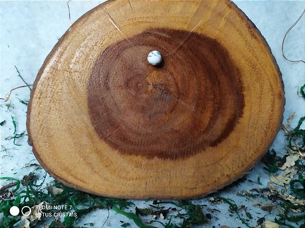 Colar Ponto de Luz de Howlita - Bolinha - Pedras Naturais e Verdadeiras