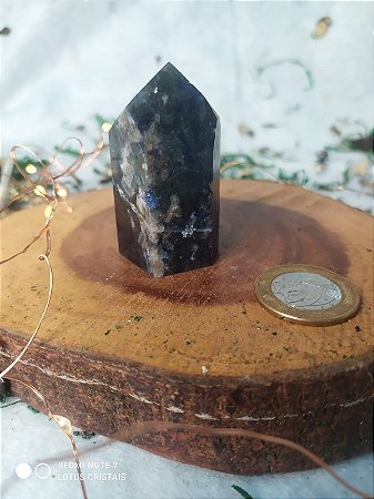 Ponta de Cristal Gerador - Sodalita 75 Gramas - Sextavado