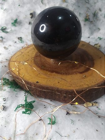 Esfera de Cristal de Obsidiana Grande - 390 gramas