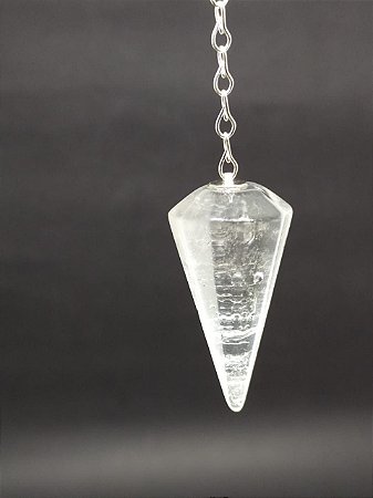 Pendulo Radiestesico/Feng Shui - Quartzo Cristal