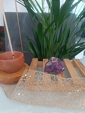 Purpurita | Cristal de Libertação Emocional e Força Interior - 75 Gramas