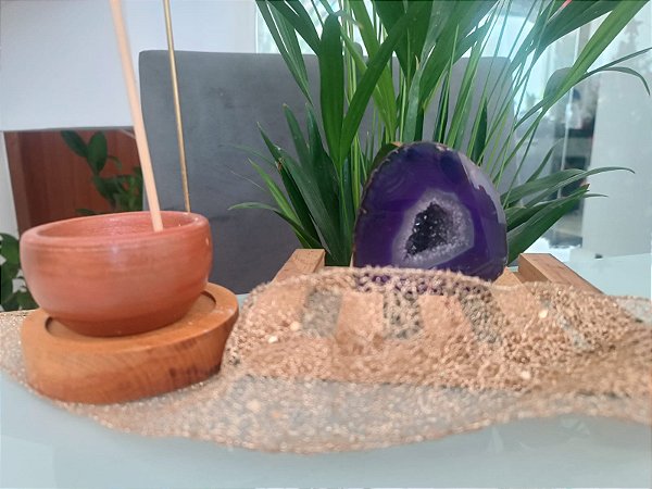 Geodo de Ágata – Harmonia, Proteção e Beleza Natural da Terra - 253 GRAMAS