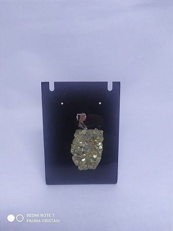 Pingente de Pirita - Pedra que Atrai a Prosperidade!