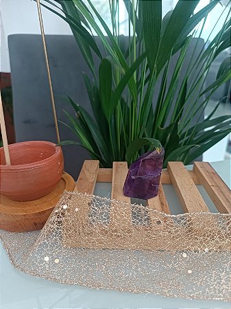 Ponta de Ametista – Proteção Espiritual, Clareza Mental e Elevação Energética 36 Gramas - 04 Centimetros.