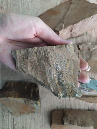 Pedra Bruta - Olho de Tigre 100PCento  Natural