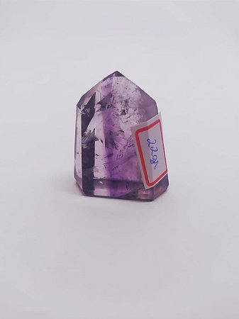 Ponta De Cristal Gerador Pequena - Olho de Tigre - Sextavado - 100PCento  Natural - 07 Gramas