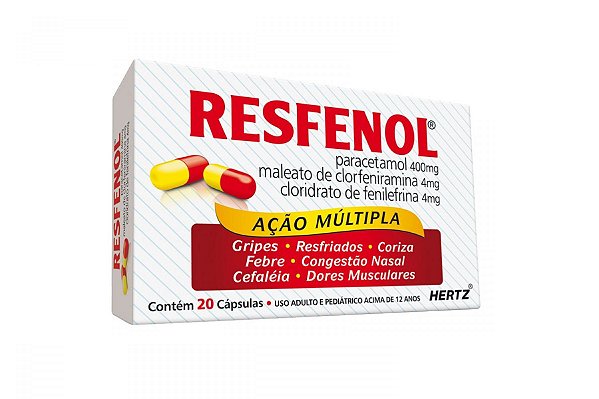 A020 - Resfenol com 20 comprimidos