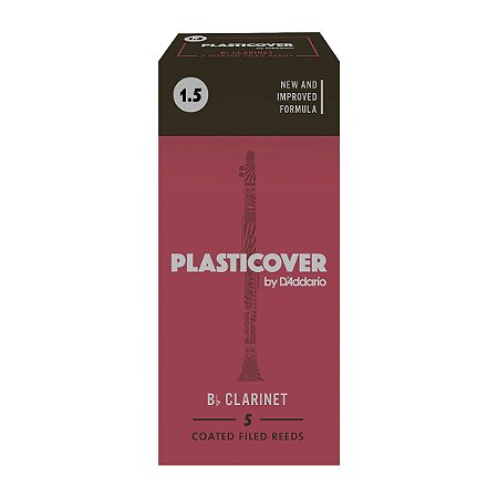 PALHETA PARA PLASTICOVER CLARINETE RRP05BCL150 CAIXA COM 5 P